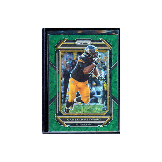 Cameron Heyward 2022 Panini Prizm Football Green Scope /75