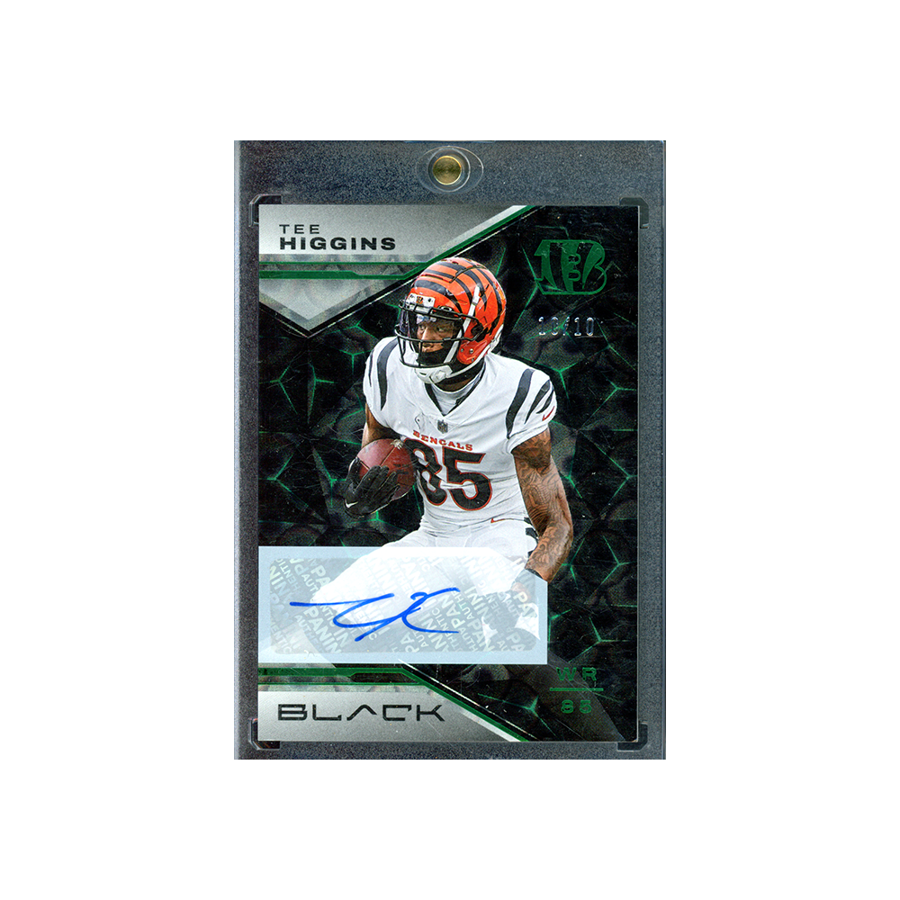 Tee Higgins 2023 Panini Black Football Auto /10