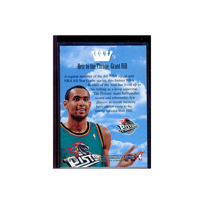 Grant Hill 1999-2000 Fleer Ultra Basketball Heir to the Throne
