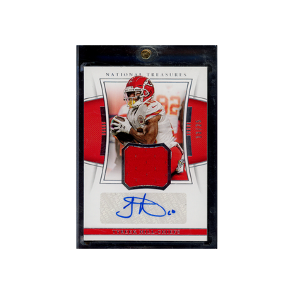 Tyreek Hill 2019 Panini National Treasures Football Patch Auto /25