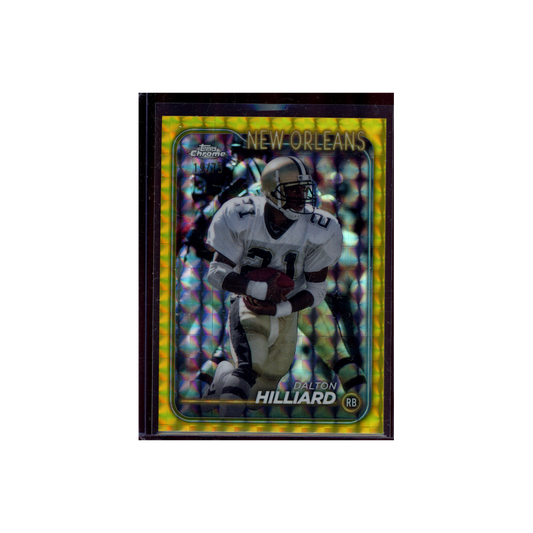 Dalton Hilliard 2024 Topps Chrome Football Yellow /75