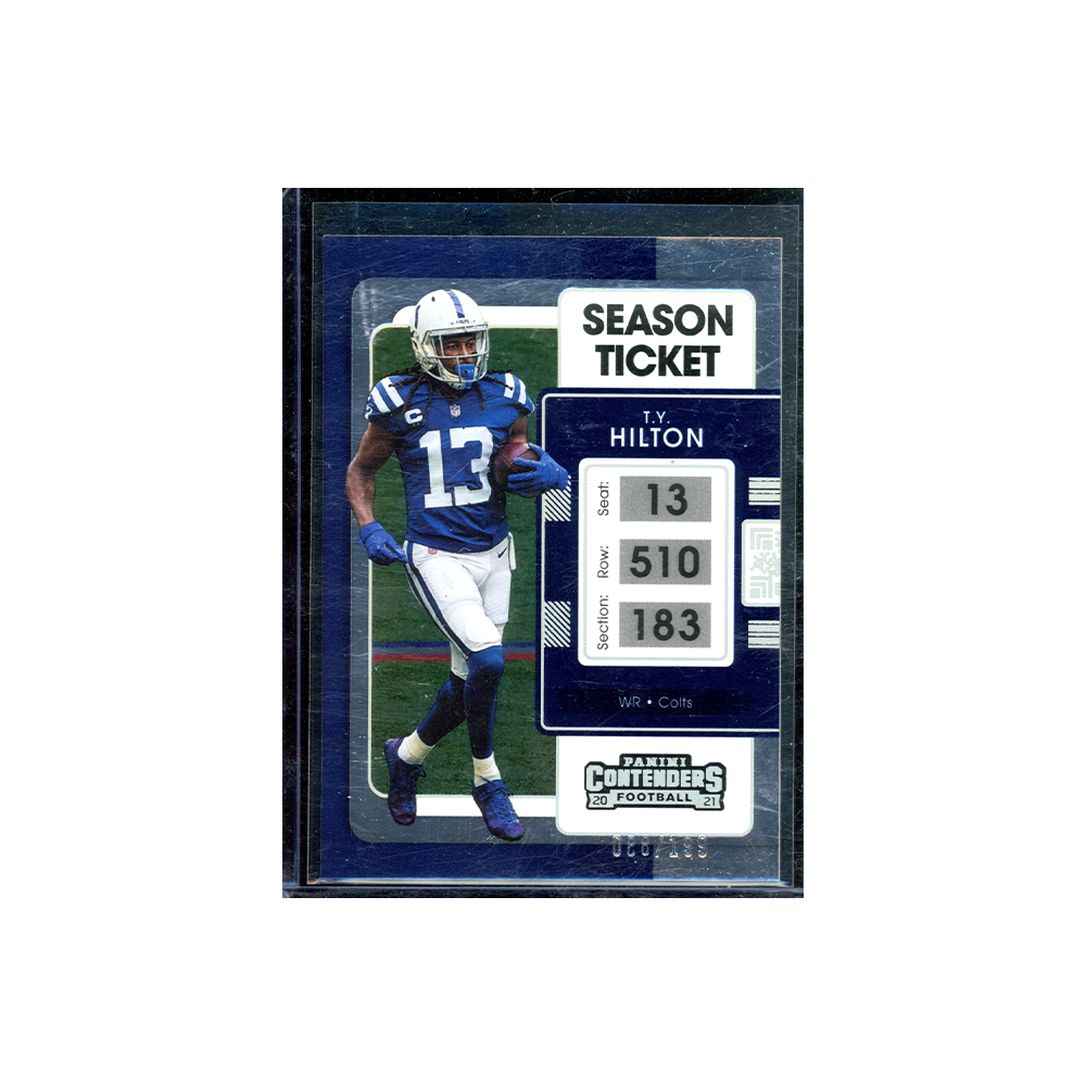 Ty Hilton 2021 Panini Contenders Football Season Ticket /199