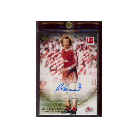 Uli Hoeneß 2024 Topps Bundesliga 60 Years Celebration Auto