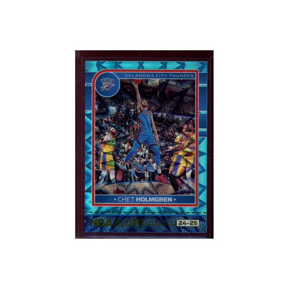 Chet Holmgren 2024-25 Panini Hoops Basketball Teal Explosion