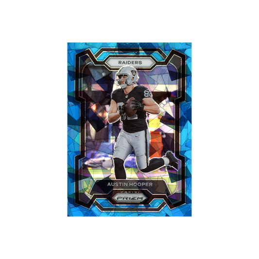 Austin Hooper 2023 Panini Prizm Football Blue Ice Prizm /99