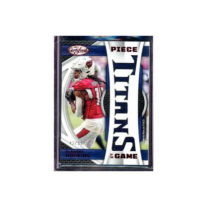 DeAndre Hopkins 2023 Panini Certified Football Piece of the Game Red /99