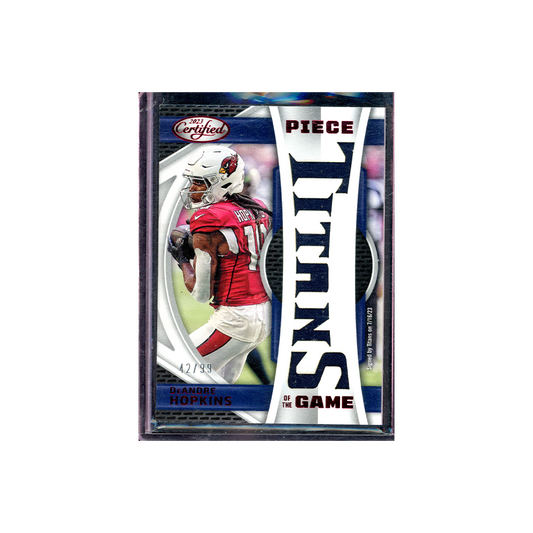 DeAndre Hopkins 2023 Panini Certified Football Piece of the Game Red /99