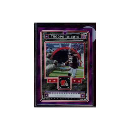 Kareem Hunt 2024 Panini Photogenic Football Troops Tribute /75