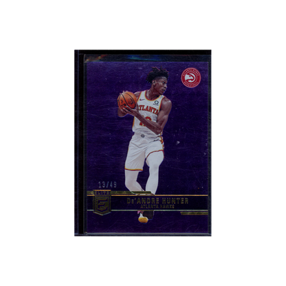 De'Andre Hunter 2021-22 Panini Donruss Elite Basketball Purple /49