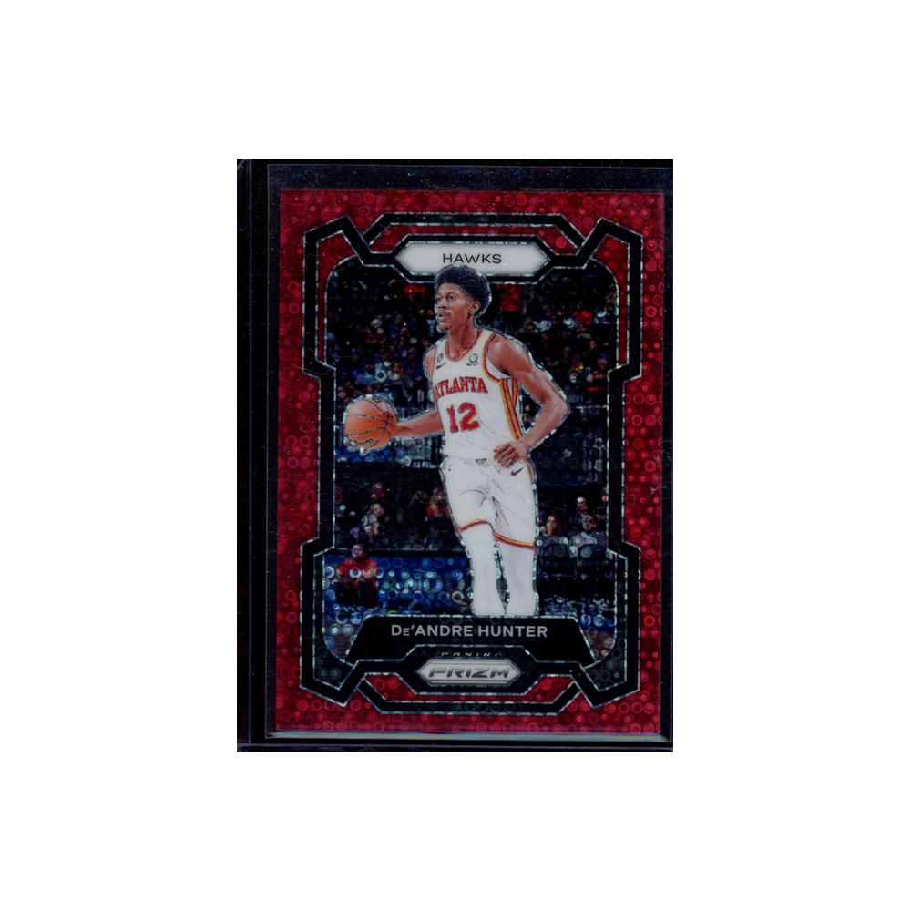 De'Andre Hunter 2023-24 Panini Prizm Basketball Red Fast Break /100