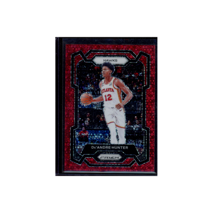 De'Andre Hunter 2023-24 Panini Prizm Basketball Red Fast Break /100