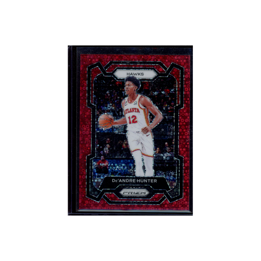 De'Andre Hunter 2023-24 Panini Prizm Basketball Red Fast Break /100