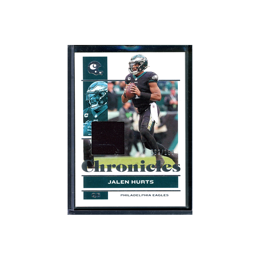 Jalen Hurts 2021 Panini Chronicles Prestige Football Patch /199