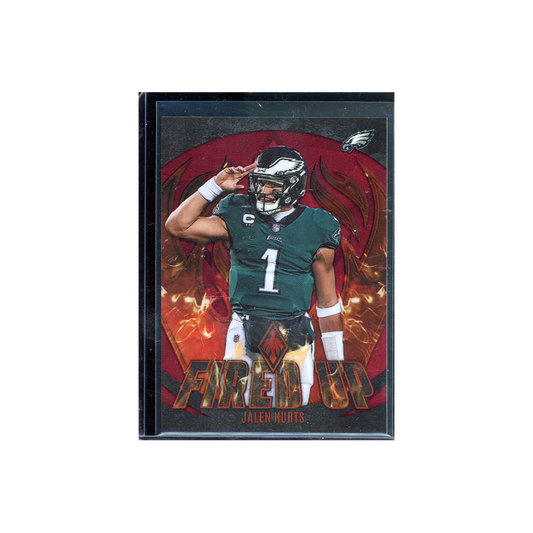 Jalen Hurts 2023 Panini Phoenix Football Fired Up Red /199