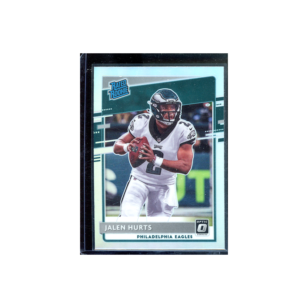 Jalen Hurts 2020 Panini Donruss Optic Football Rated Rookie Holo