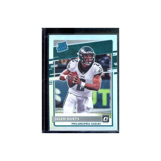 Jalen Hurts 2020 Panini Donruss Optic Football Rated Rookie Holo