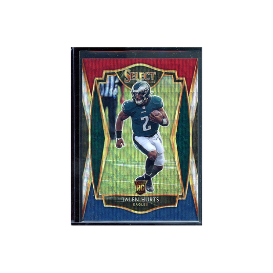 Jalen Hurts 2020 Panini Select Football Tri Color Rookie /199