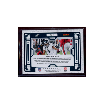 Jalen Hurts 2024 Panini Photogenic Football Different View /150