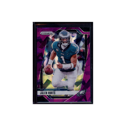 Jalen Hurts 2024 Panini Prizm Football Purple Ice /225