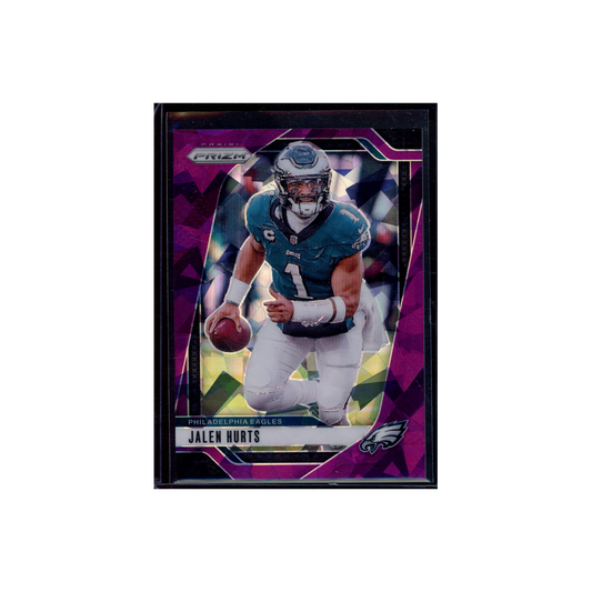 Jalen Hurts 2024 Panini Prizm Football Purple Ice /225