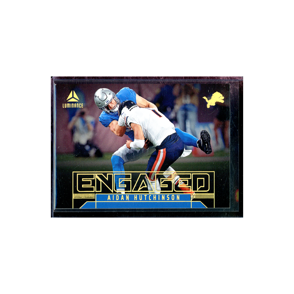 Aidan Hutchinson 2023 Panini Luminance Football Engaged