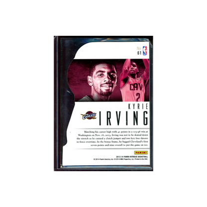 Kyrie Irving 2013-14 Panini Intrigue Basketball Players Die-Cut Card