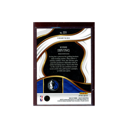 Kyrie Irving 2023-24 Panini Select Basketball Courtside Blue