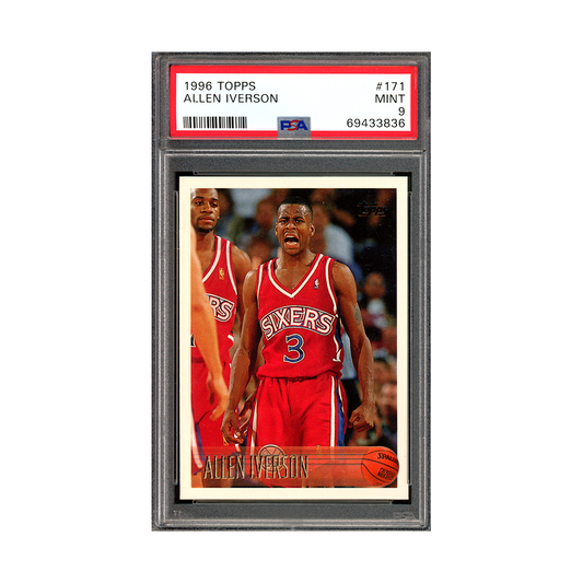 Allen Iverson 1996 Topps Rookie PSA 9