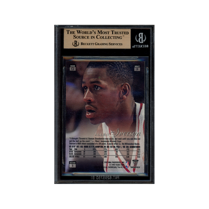 Allen Iverson 2996-97 Flair Showcase Row 0 Rookie BGS 9.5