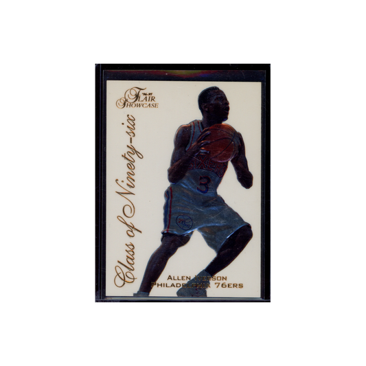 Allen Iverson 1996-97 Flair Showcase Rookie #10
