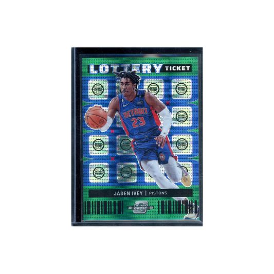 Jaden Ivey 2022-23 Panini Contenders Optic Basketball Lottery Ticket Green Pulsar Rookie