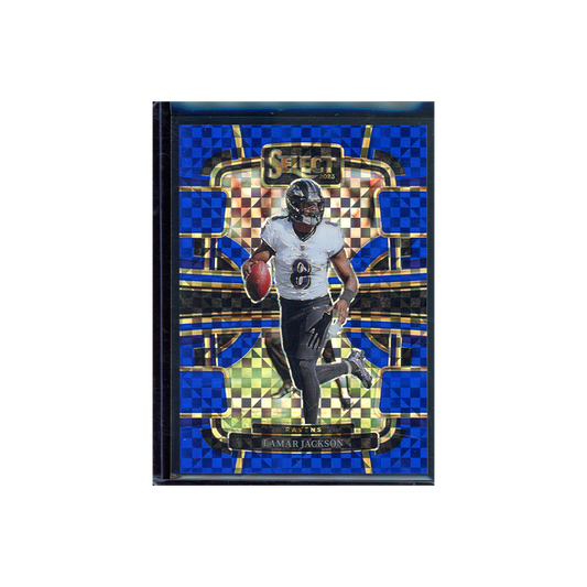 Lamar Jackson 2023 Panini Select Football Blue /199