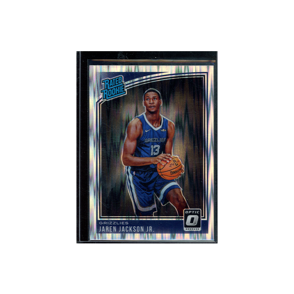 Jaren Jackson Jr. 2018-19 Panini Donruss Optic Basketball Rated Rookie Shock