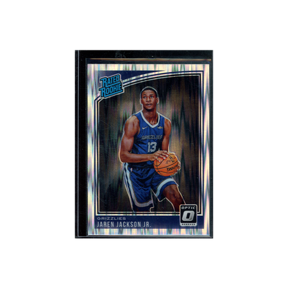 Jaren Jackson Jr. 2018-19 Panini Donruss Optic Basketball Rated Rookie Shock