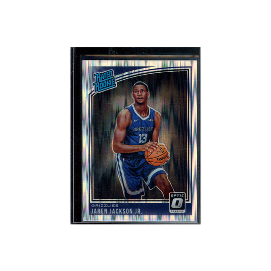 Jaren Jackson Jr. 2018-19 Panini Donruss Optic Basketball Rated Rookie Shock