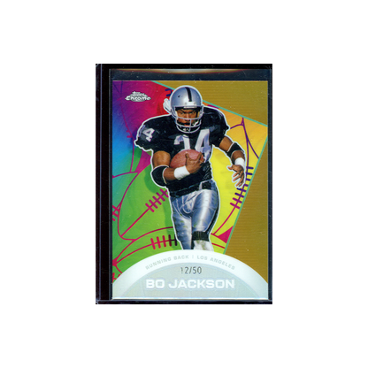 Bo Jackson 2023 Topps Composite Football All-Etch Chrome Gold /50