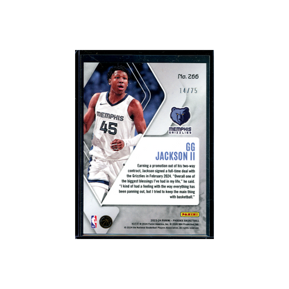 GG Jackson 2023-24 Panini Phoenix Basketball Rookie /75