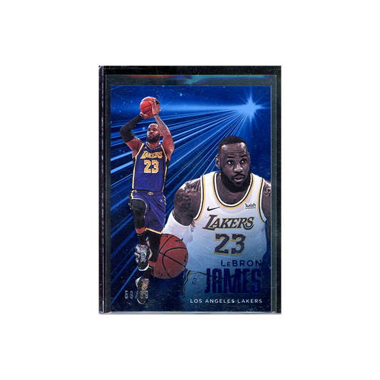 LeBron James 2020-21 Panini Chronicles Essentials Basketball Blue /99