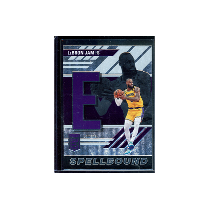 Lebron James 2023-24 Panini Donruss Elite Basketball Spellbound "E"