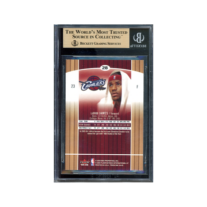 LeBron James 2004-05 Skybox Fresh Ink BGS 9.5