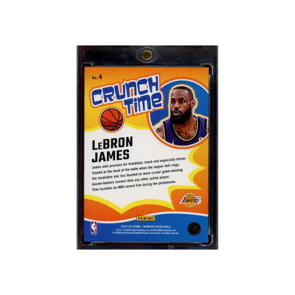 LeBron James 2024-25 Panini Donruss Basketball Crunch Time /25
