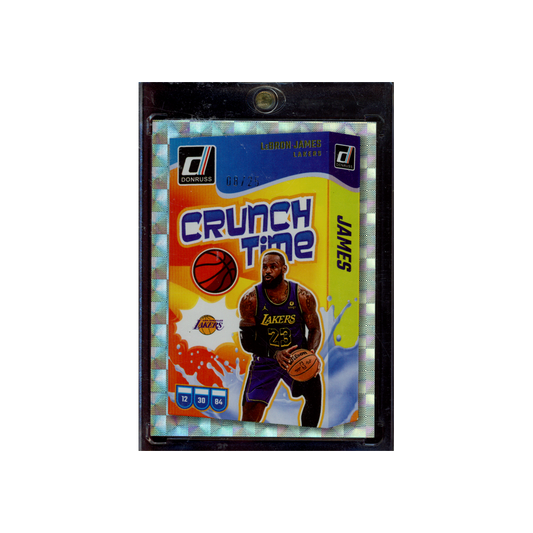 LeBron James 2024-25 Panini Donruss Basketball Crunch Time /25
