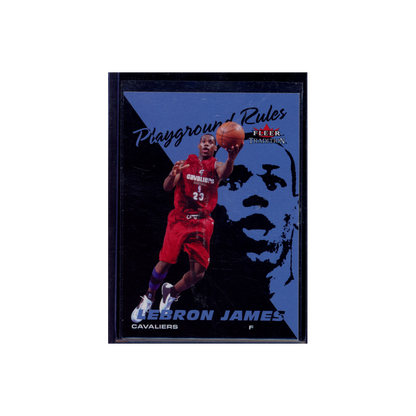 Lebron James 2003-04 Fleer Tradition Playground Rules Rookie #1