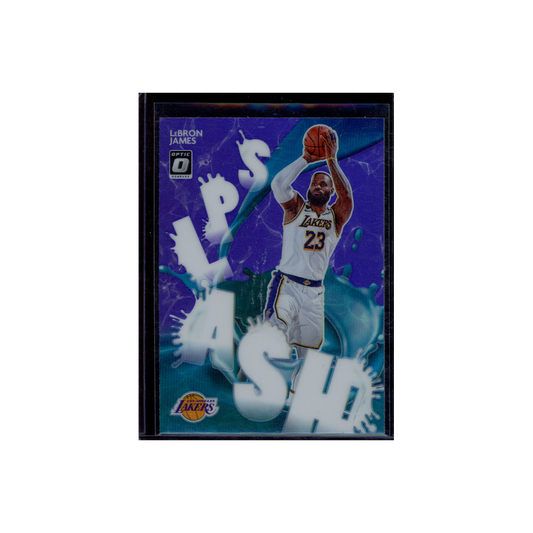 Lebron James 2020-21 Panini Donruss Optic Basketball Purple Splash