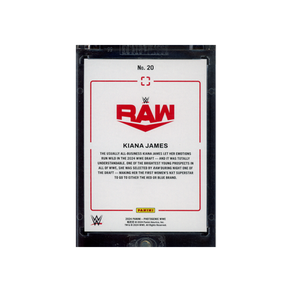 Kiana James 2024 Panini Photogenic WWE Swirl /6