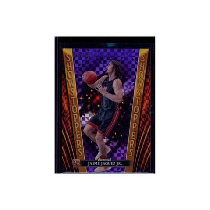 Jaime Jaquez Jr. 2023-24 Topps Finest Basketball Rookie Showstoppers Purple Geometric /125