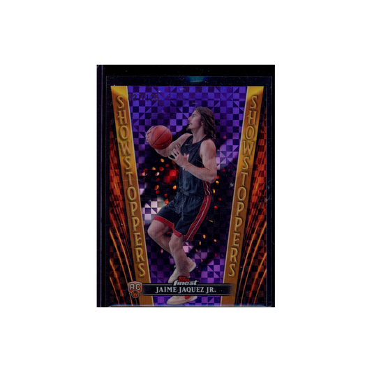 Jaime Jaquez Jr. 2023-24 Topps Finest Basketball Rookie Showstoppers Purple Geometric /125
