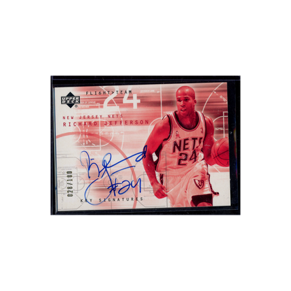 Richard Jefferson 2001-02 Upper Deck Flight Team Key Signatures /100