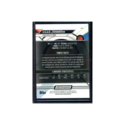 Chad Johnson 2023 Topps Composite Football Finest Blue /325