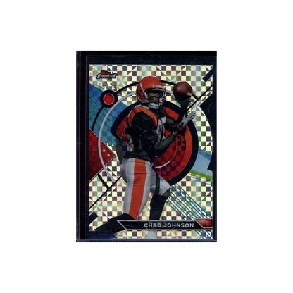 Chad Johnson 2023 Topps Composite Football Finest Die-Cut X-Fractor /74